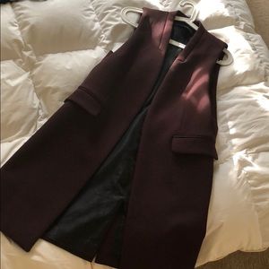 Zara long vest jacket